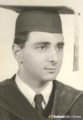 Feldman at his college graduation.