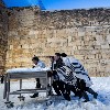 Religious Life Goes On as Snow Blankets Jerusalem