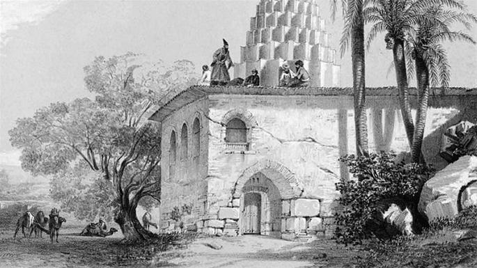 Túmulo de Daniel, Susa, Irã. (1901-1906 Enciclopédia Judaica)