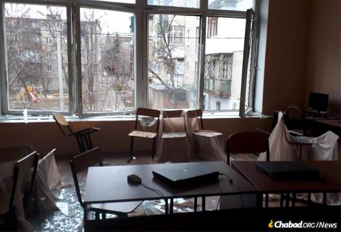 Kharkov’s Ohr Avner Jewish Day School was shelled just as it celebrates its 30th anniversary.