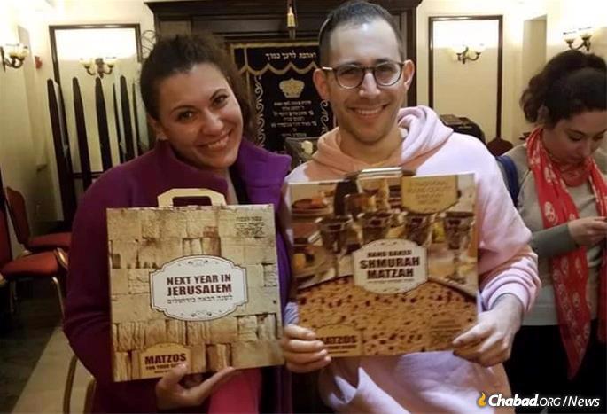 Helped by Chabad Young Professionals and and thousands of other volunteers, Chabad will again distribute hand-made shmurah matzah around the the world.