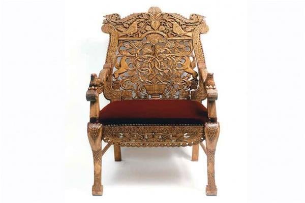 The famed chair of Rabbi Nachman
