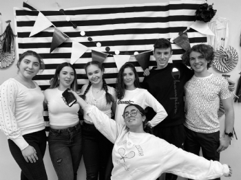 Cteen Black and White Purim Party