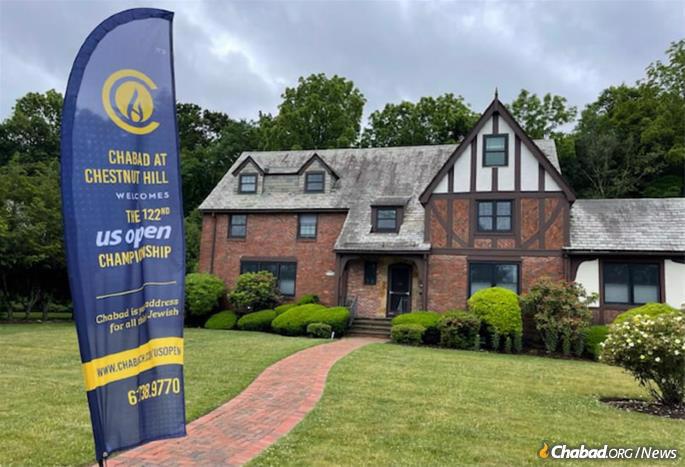 Chabad-Lubavitch of Chestnut Hill is located down the road from The Country Club, where the U.S. Open is being held.