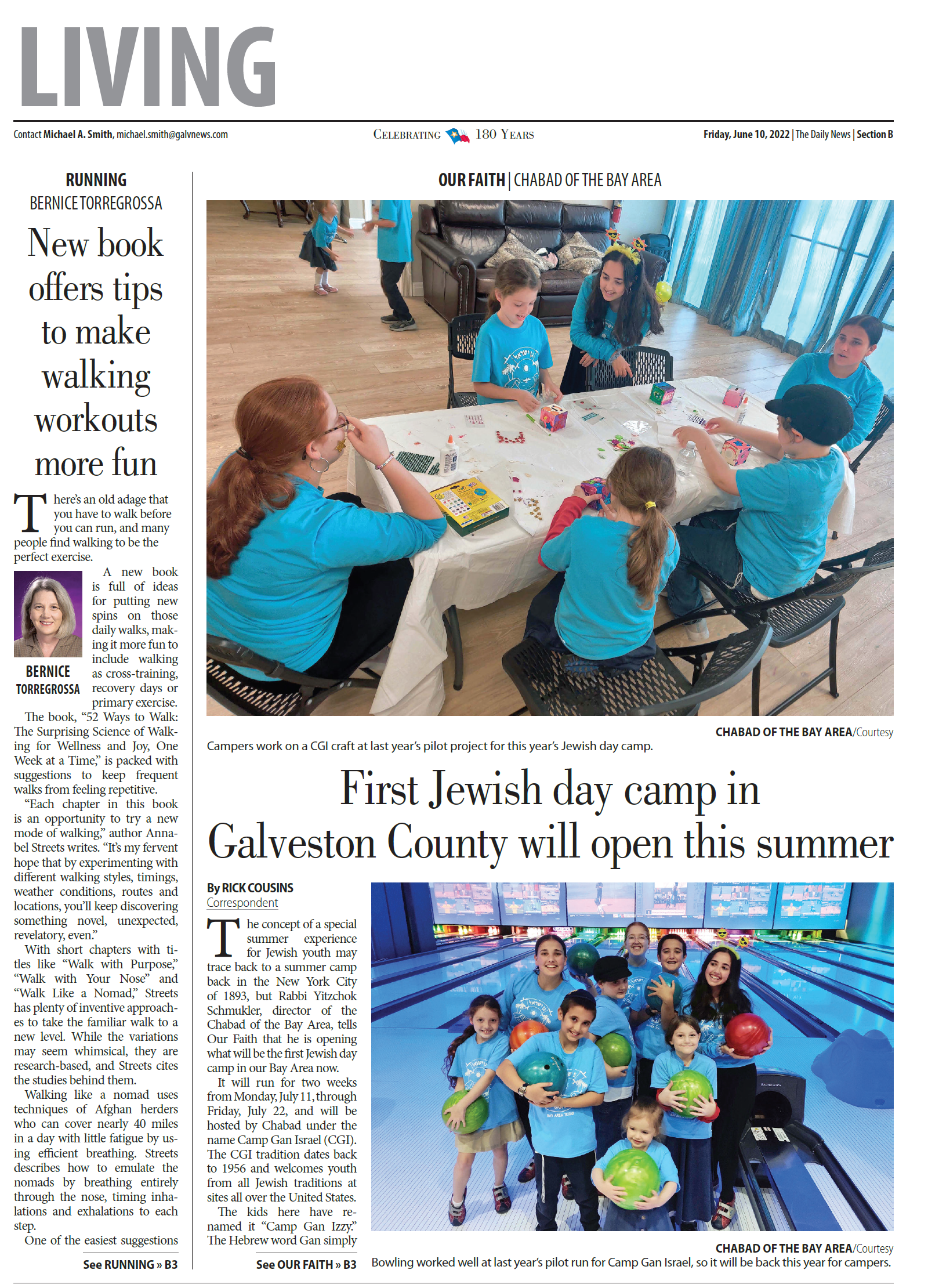 First Jewish day camp in Galveston County will open this summer