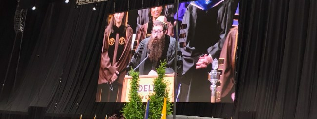 June 2022: At College Commencements, Chabad Leaders Emphasize Moral Values