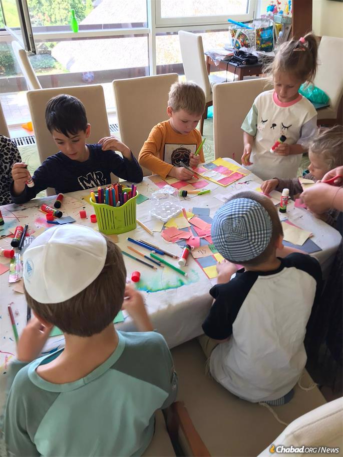 Children enjoy a program of crafts and excursions that keep them occupied and socially connected as they eagerly await the war&#39;s end.