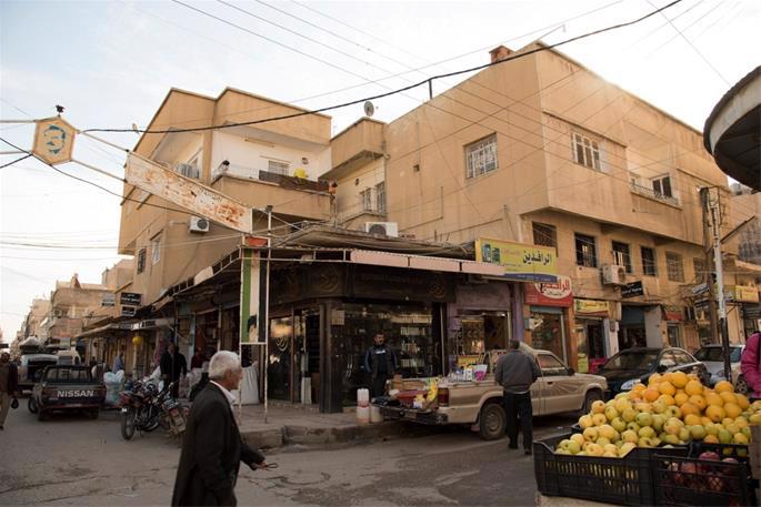 The former Jewish quarter in Qamishli, near Turkey, which lost its once-significant Jewish population (photo courtesy of Joseph Samuels/Diarna.org).