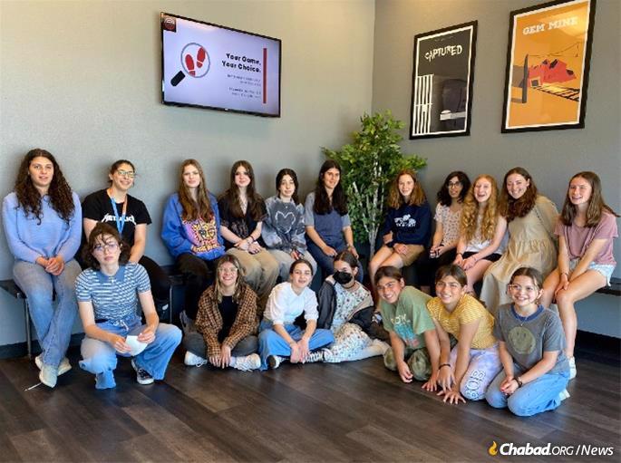 Members of the Idaho CTeens chapter, which was launched this year by Chabad.