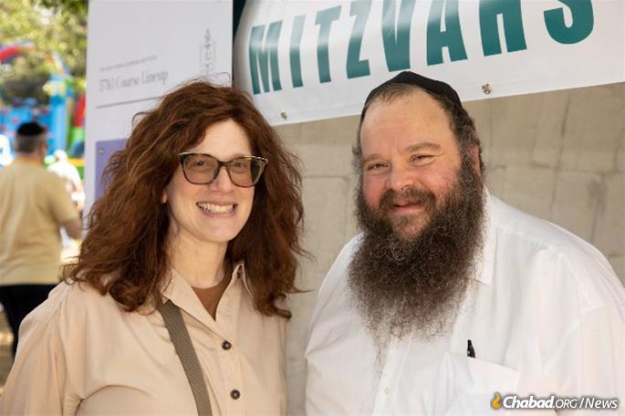 Rabbi Yossi and Rochel Baila Yaffe, co-directors of Chabad-Lubavitch of the Shoreline
