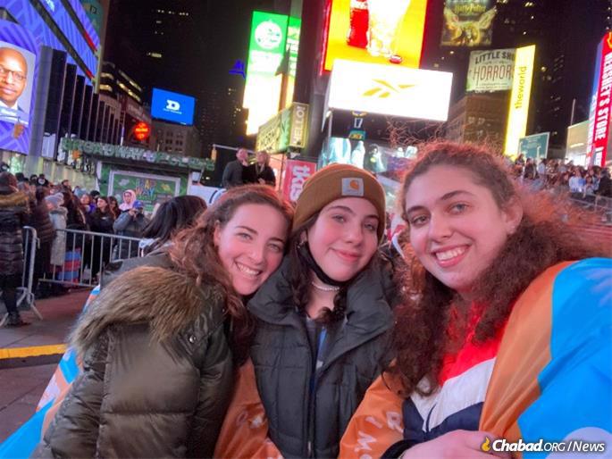 Idaho teens in Times Square at the annual International CTeen gathering.