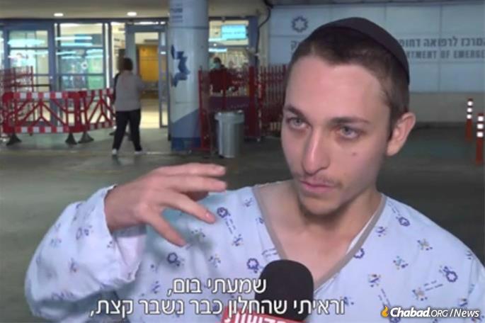 &quot;I heard a &#39;boom&#39; and I could see that the window was shattered,&quot; said student Menachem Pallace, who was shot and lightly wounded in the attack.