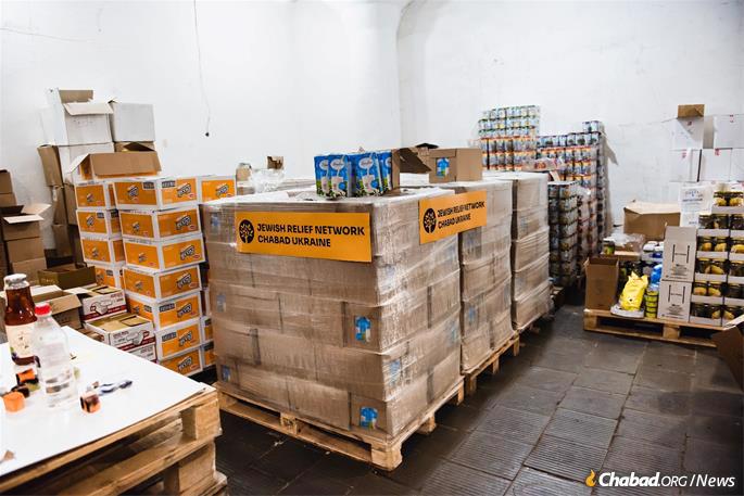 Supplies from the JRNU arrive in Ukraine.