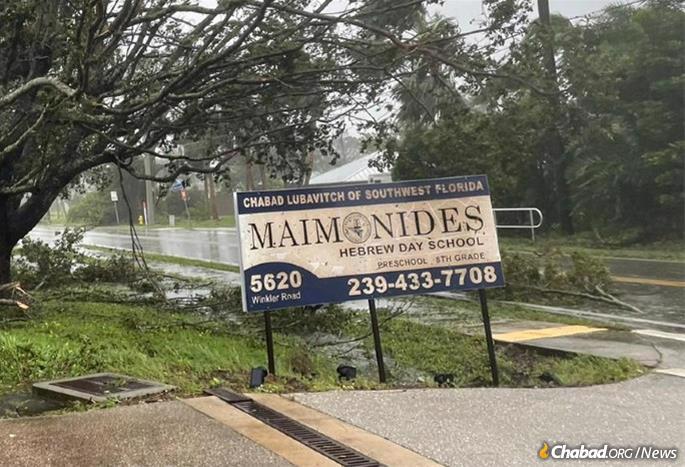 Chabad pledges to help the Fort Myers community rebuild.