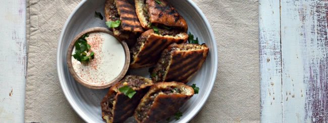 Meat: How to Make Arayes: Middle-Eastern Meat-Stuffed Pita Pockets