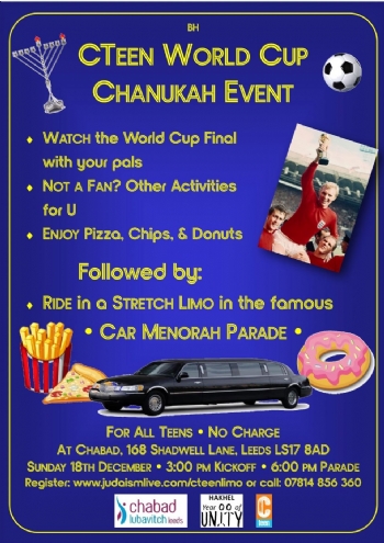 Cteen World Cup Chanukah Event