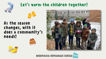 Let's warm the children together! 