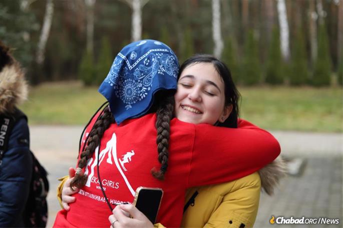 Many of the campers were dumbfounded that their counselors came into Ukraine just for them. - Photo by Chaya Mushka Katz