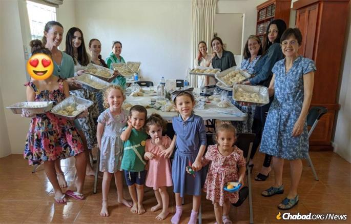 There will be lots of Jewish activities for women and girls like this Challah Bake at Chabad of Barbados.