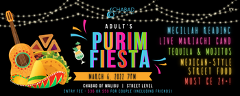 Adult's Purim Party