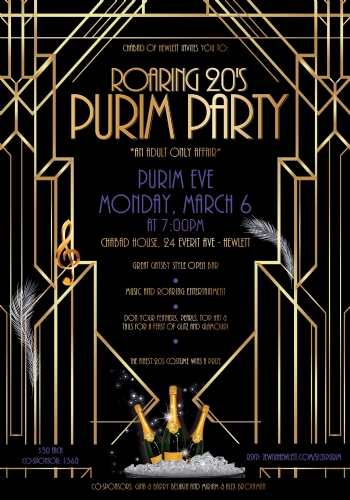 Roaring 20s Purim Party