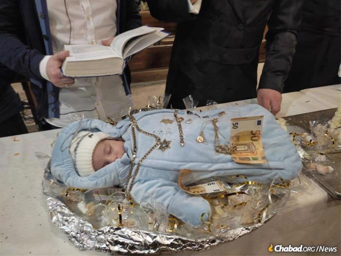 In the weeks leading up to Purim, the Vinnitsa Jewish community celebrated three pidyon habens, the rite of symbolically redeeming a firstborn from a kohen. The rabbi expects the synagogue to be packed on Purim.