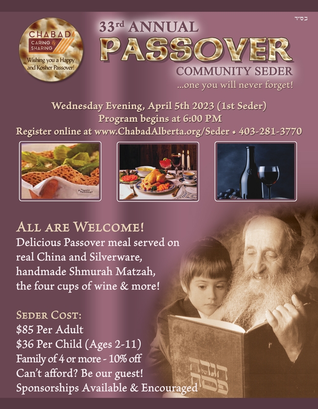 33rd Annual Seder!