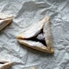 Hamantaschen Filled with Homemade Date Paste