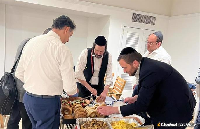 The kosher buffet is a Jewish high point for many at High Point.