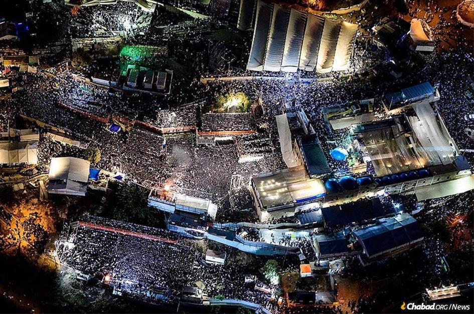 Hundreds of thousands celebrated Lag BaOmer at the resting place of Rabbi Shimon bar Yochai in Meron, Israel.