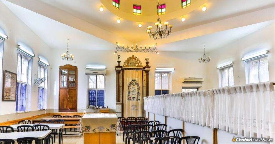 Chabad synagogues and centers around the world like the Mayanot Synagogue in Jerusalem above, will be hosting all night Torah learning programs on the night of Shavuot.