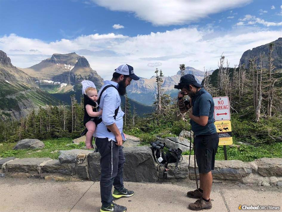 For Rabbi Shneur Wolf, co-director of Chabad of the Flathead Valley, a family hike is an opportunity to meet fellow Jew and perform a mitzvah.