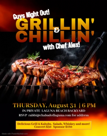 Chillin & Grillin Guys night out 23'