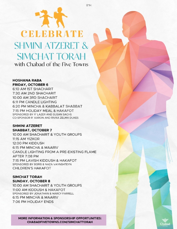 Six Things to Know About Sh'mini Atzeret and Simchat Torah