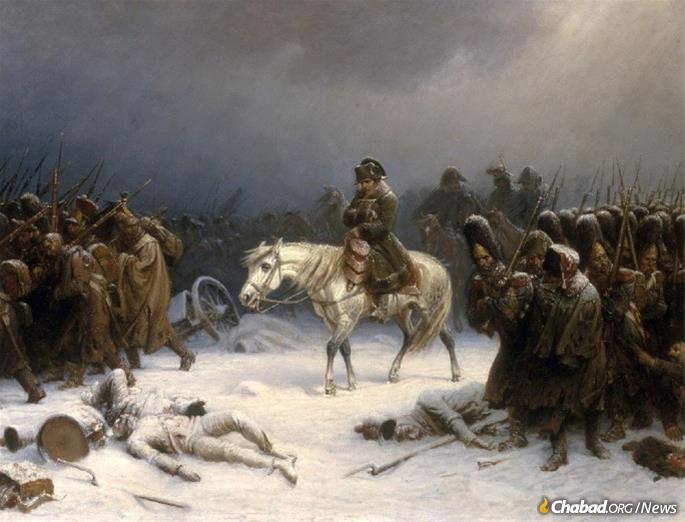 Napolean&#39;s retreat from Russia
