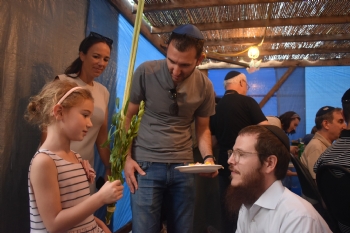 Community Sushi in the Sukkah