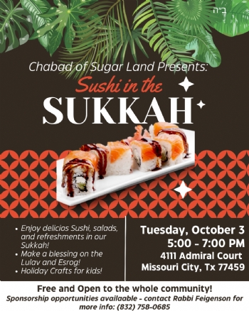 Sushi in the Sukkah - (2023)
