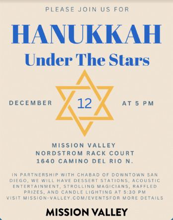 Chanukah at Mission Valley