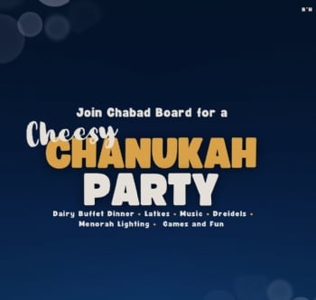 Cheesy Chanukah Party