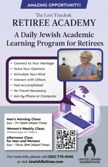 Levi Yitzchok Retiree Academy 