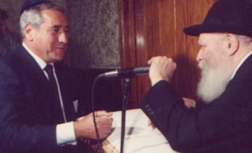 Le Rabbi avec M. David Chase