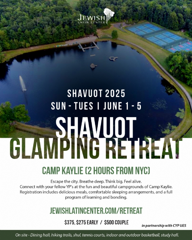 Shavuot Glamping Retreat