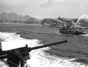 Israeli forces reach the Straits of Tiran and intensive fighting ensued.
Photo: Yaacov Agor/ Israel National Photo Archive