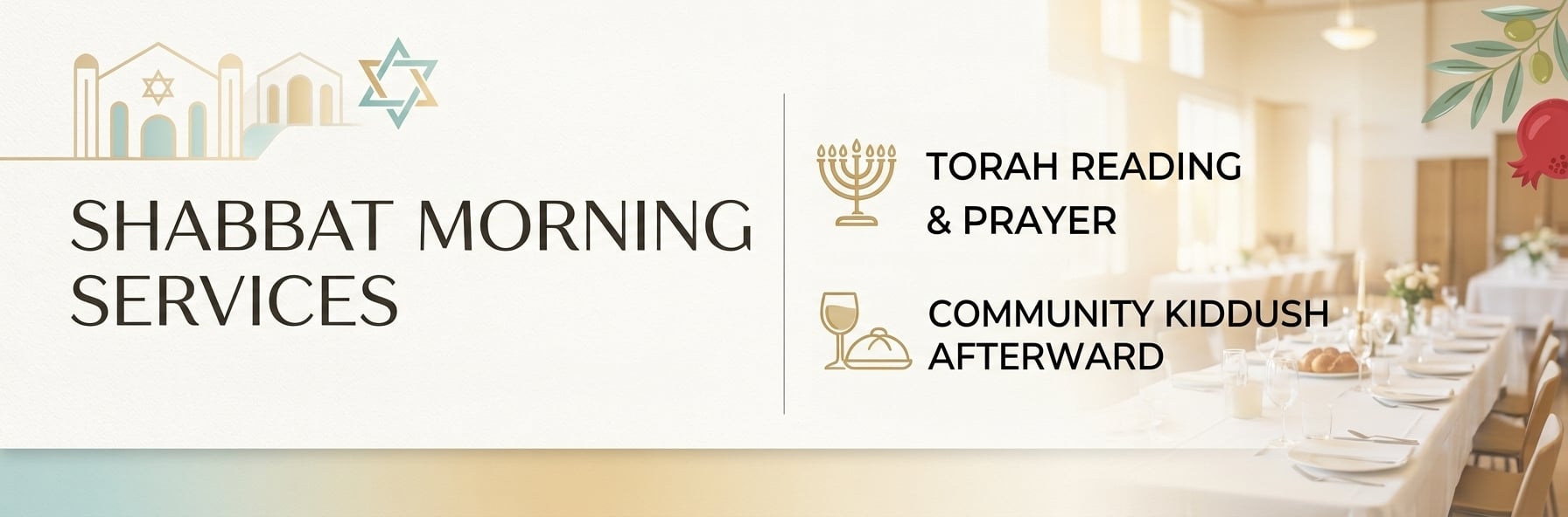 Shabbat at Our New Jewish Home