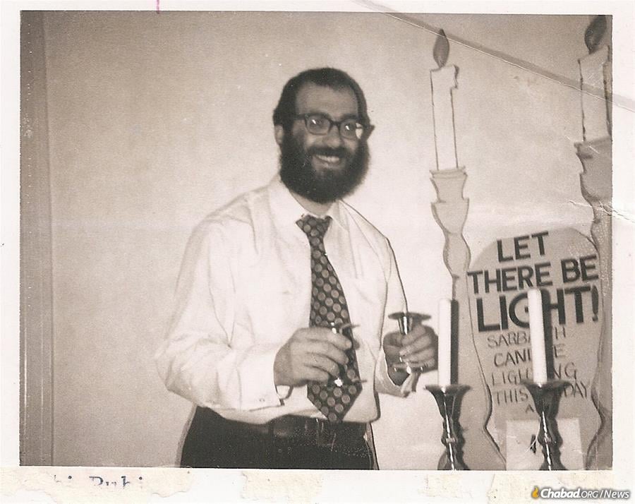 Encouraging Jewish women and girls to light Shabbat candles every Friday night before sundown.