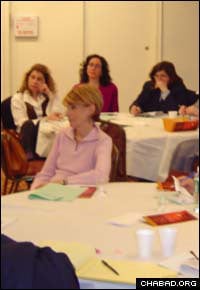 Attorneys take part in a Continuing Legal Education course offered by the Institute of American and Talmudic Law.