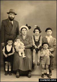 The Schapiro family in Paris, France