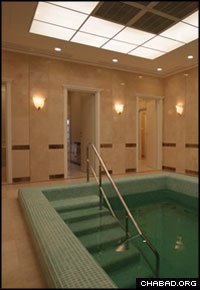No expense was spared in the construction of Dnepropetrovsk, Ukraine’s newest mikvah. Special materials were imported from Italy, while the furniture was custom made.