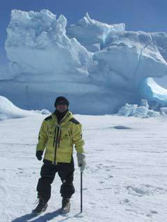 David Wakil in Antartica