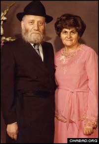 Rabbi Tzvi Yosef Kotlarsky was introduced to his future wife, Golda Shimelman, shortly after arriving in New York in 1946. On the Shabbat before their wedding, the future Rebbe, Rabbi Menachem M. Schneerson, of righteous memory, expounded on the deeper meaning of their names.
